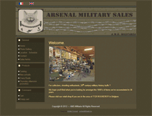Tablet Screenshot of amsmilitaria.com